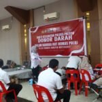 Humas Polres Palopo Gelar Donor Darah Sambut HUT Humas Polri ke-74