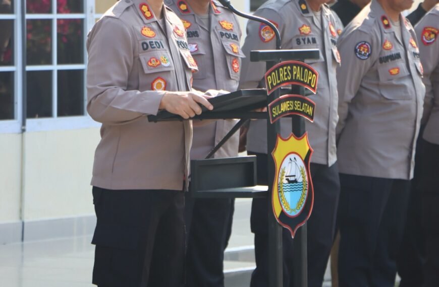 ini Arahan Tegas Kapolres Palopo Terhadap Kinerja Polres Palopo di Apel Jam Pimpinan