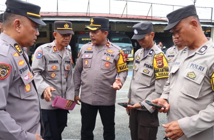 Riksa Kelayakan Alkomsus, Polres Palopo Periksa HT Bhabinkamtibmas