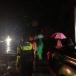 Lantas Polres Palopo Antisipasi Potensi Kamtibmas Lalu Lintas saat Hujan Deras di Kota Palopo