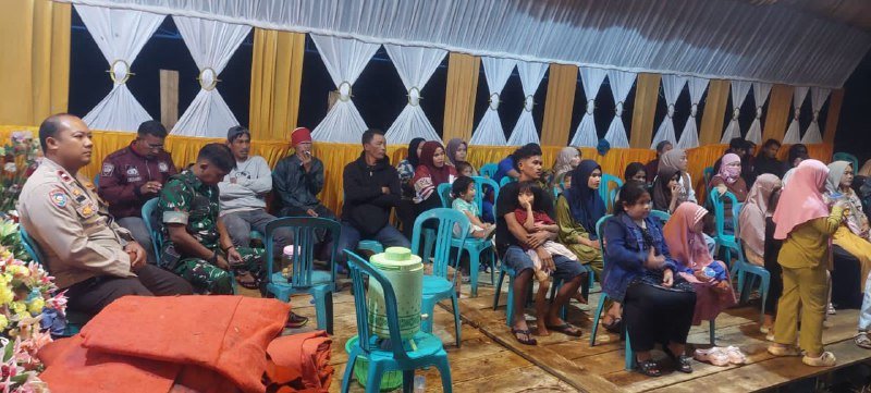 Bhabinkamtibmas Mungkajang Palopo Kawal Resepsi&hellip;
