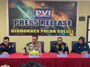 Biddokkes Polda Sulsel Gelar Press Release Penanganan Korban&hellip;