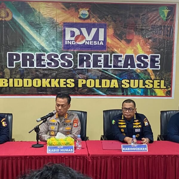 Biddokkes Polda Sulsel Gelar Press Release Penanganan Korban&hellip;