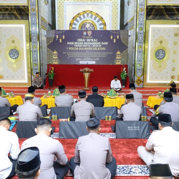 Polda Sulsel Peringati Isra Mi’raj 1447 H, Kapolda&hellip;