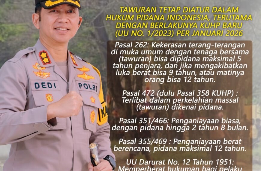 Polres Palopo Sosialisasi Aturan Baru Terkait Sanksi Berat Bagi Pelaku Tawuran