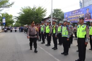 Pimpin Apel Gelar Pasukan Ops Kelamatan, Wakapolres Palopo&hellip;