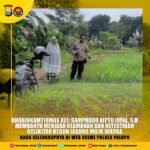 Dukung Ketahanan Pangan, Aiptu Irfal Pantau Tanaman Jagung Milik Warga Binaannya