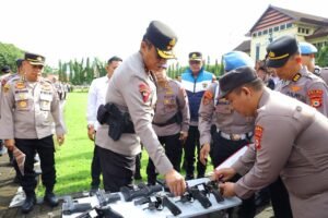 Kapolda Sulsel Pimpin Apel Pengecekan Senjata Api Serentak&hellip;